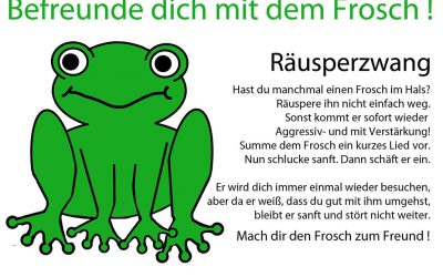 Belegte Stimme – Frosch im Hals